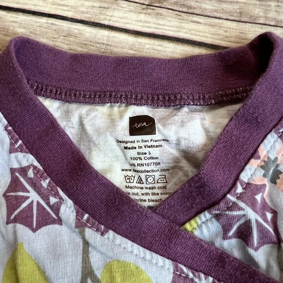 Tea Collection Campanillas Wrap Neck Dress - Picture 8 of 8